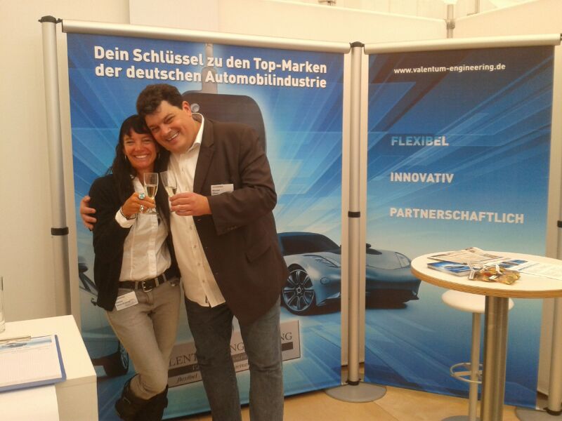 Messestand der Valentum Engineering